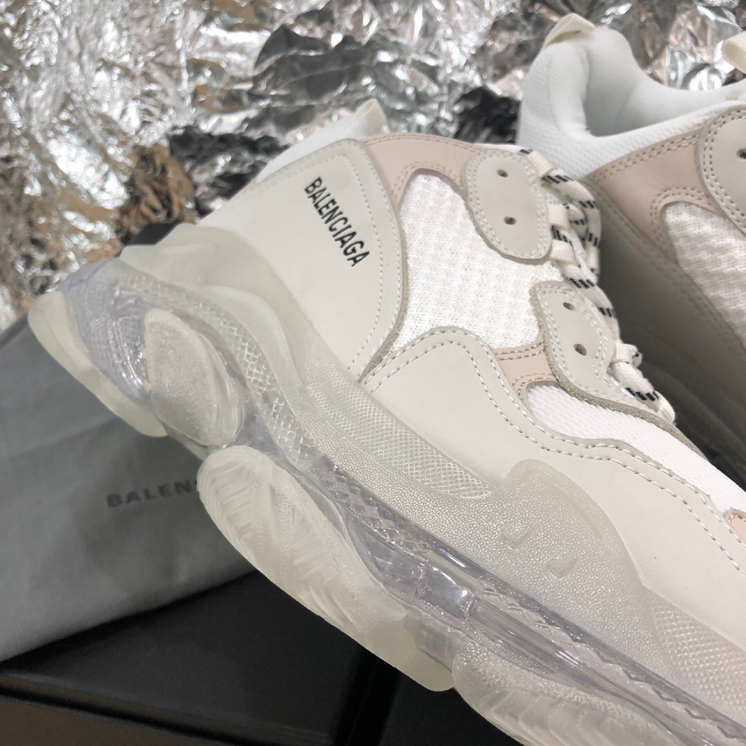 Ba1en*iaga Triple S Clear Sole Trainers sneaker