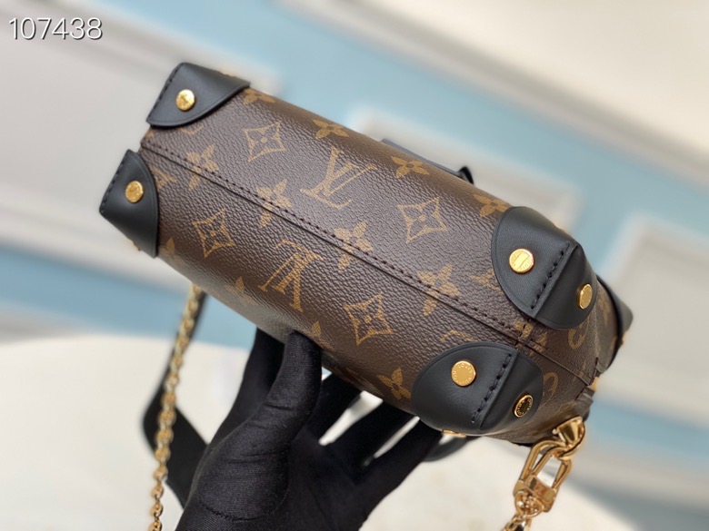 LV Petite Malle Souple Bag M45531 Black 20cm