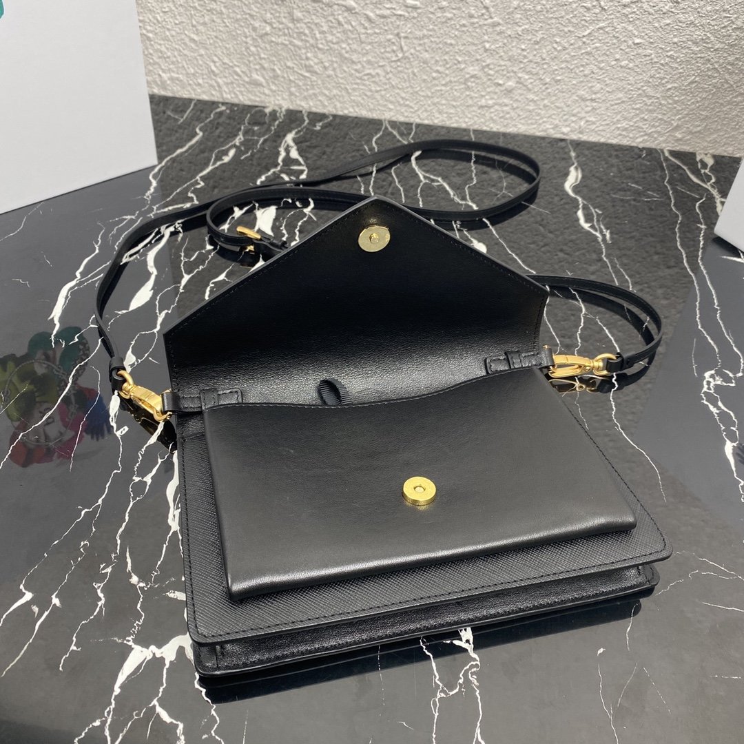 Pra*a 1BP020 Saffiano Chain Bag 002