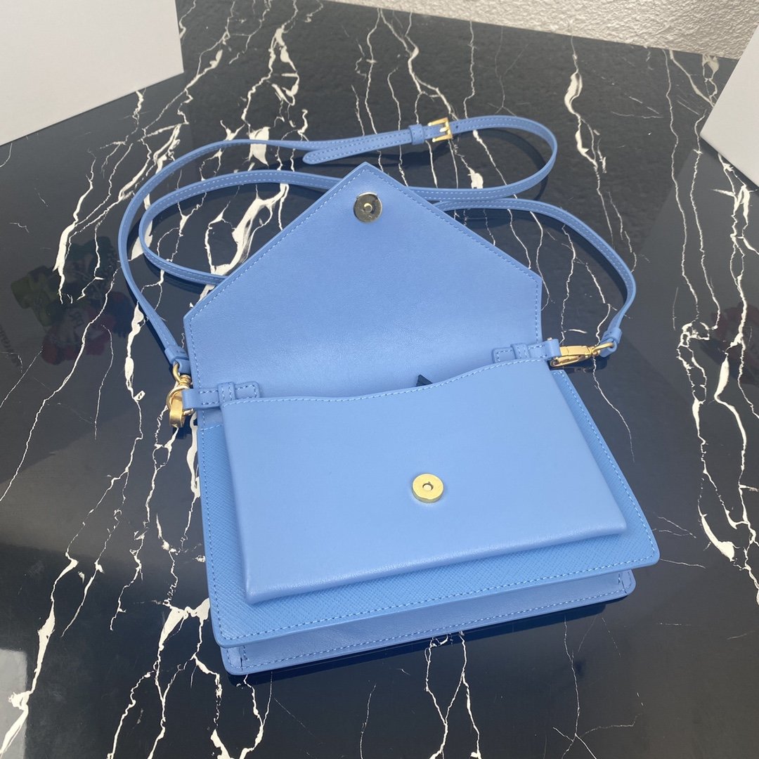 Pra*a 1BP020 Saffiano Chain Bag 004