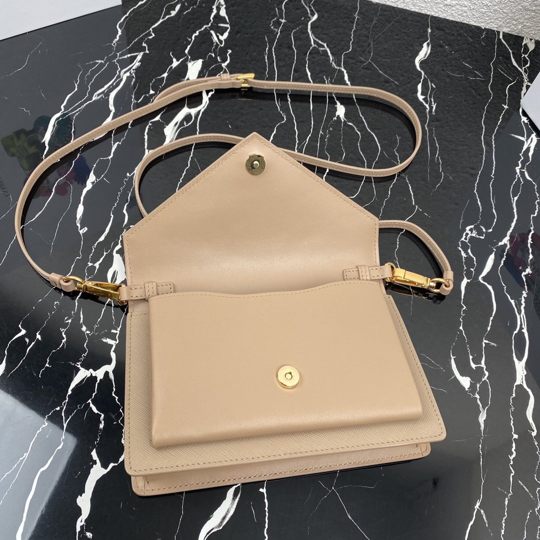Pra*a 1BP020 Saffiano Chain Bag 007