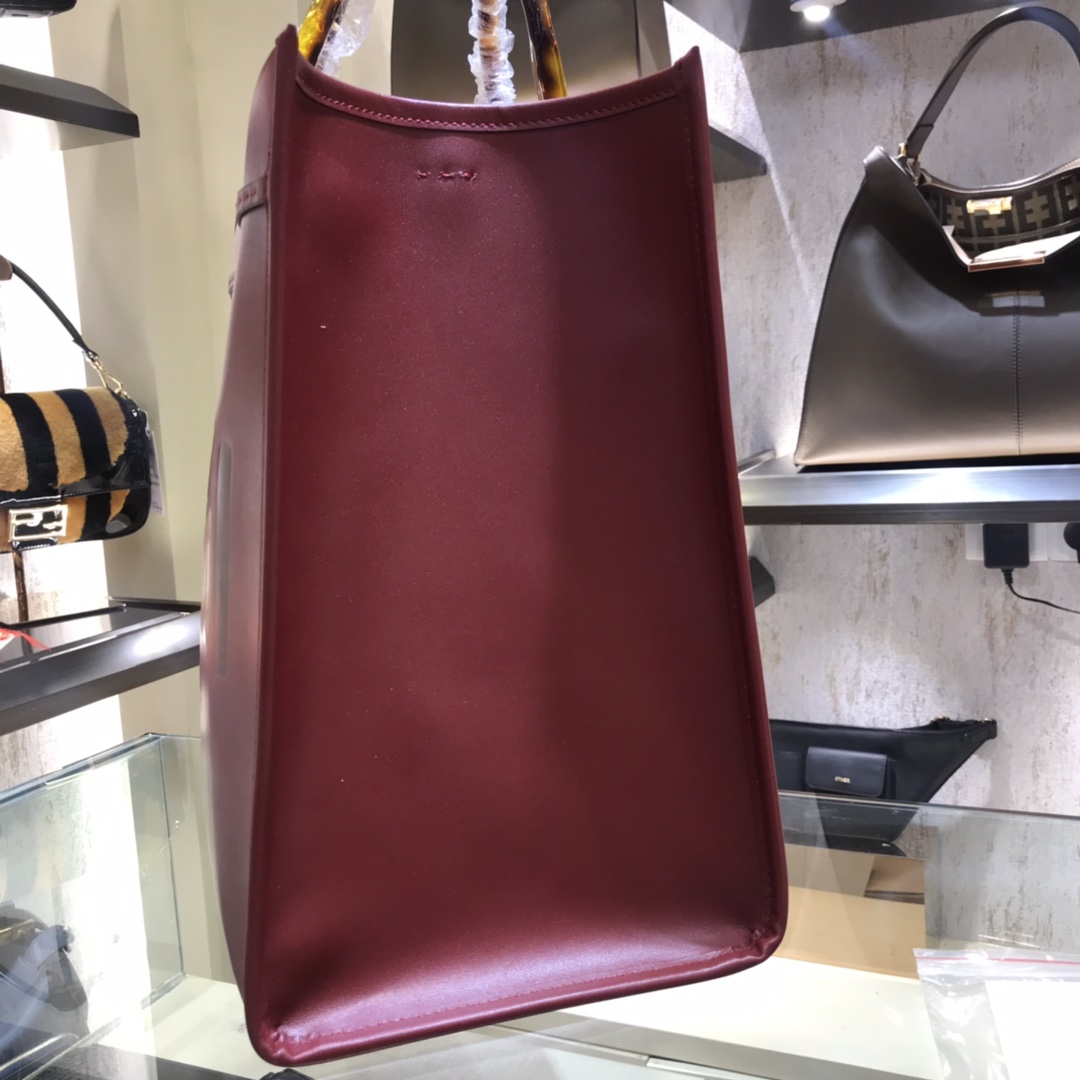 F**di Tote 40cm Red