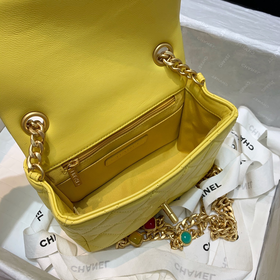 Ch**el Flap Bag 17cm AS2380