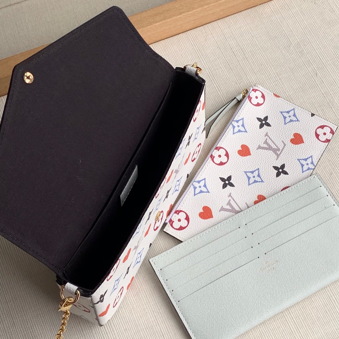 LV Félicie Pochette Empreinte Leather Bag
