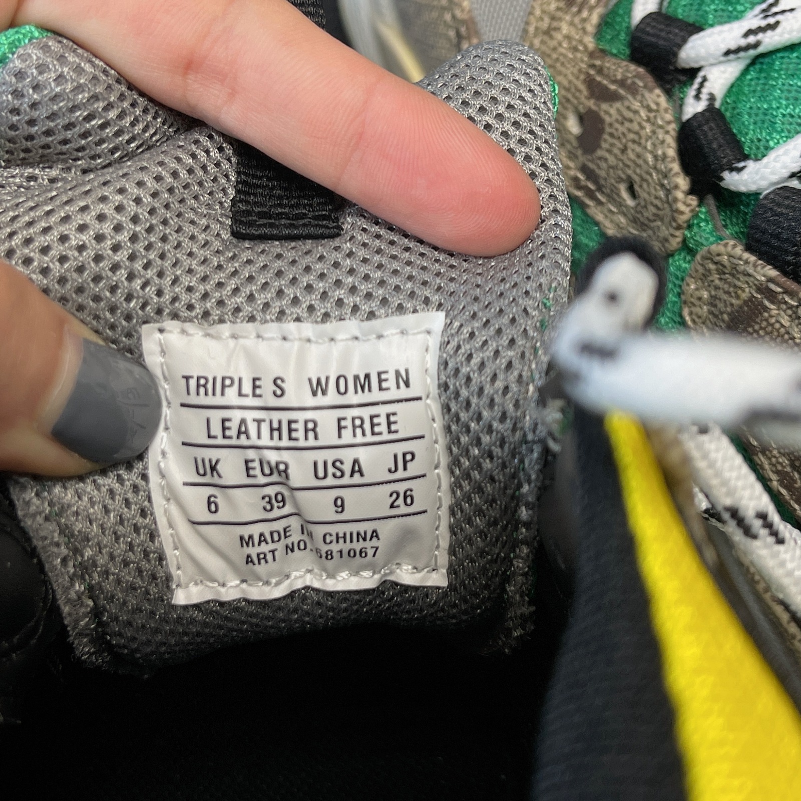 Ba1en*iaga TRIPLE S TRAINERS