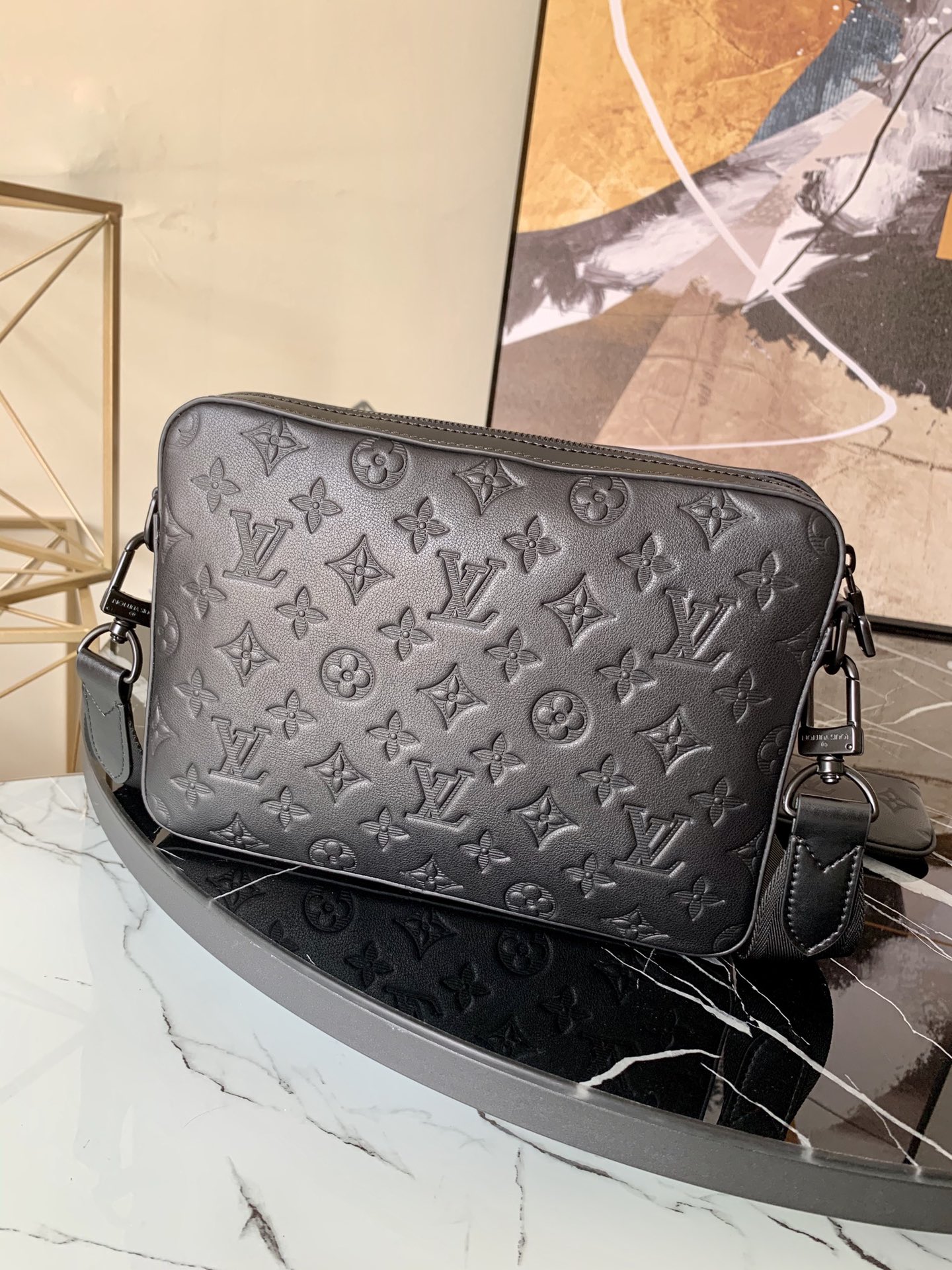 L0vis Vvtt0n Duo Messenger Monogram Shadow Bag