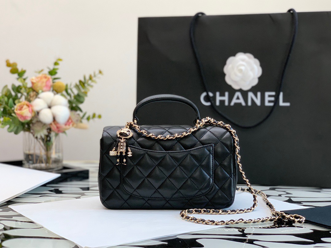 Bagsaaa Ch**el Mini CF Bag 20cm Black