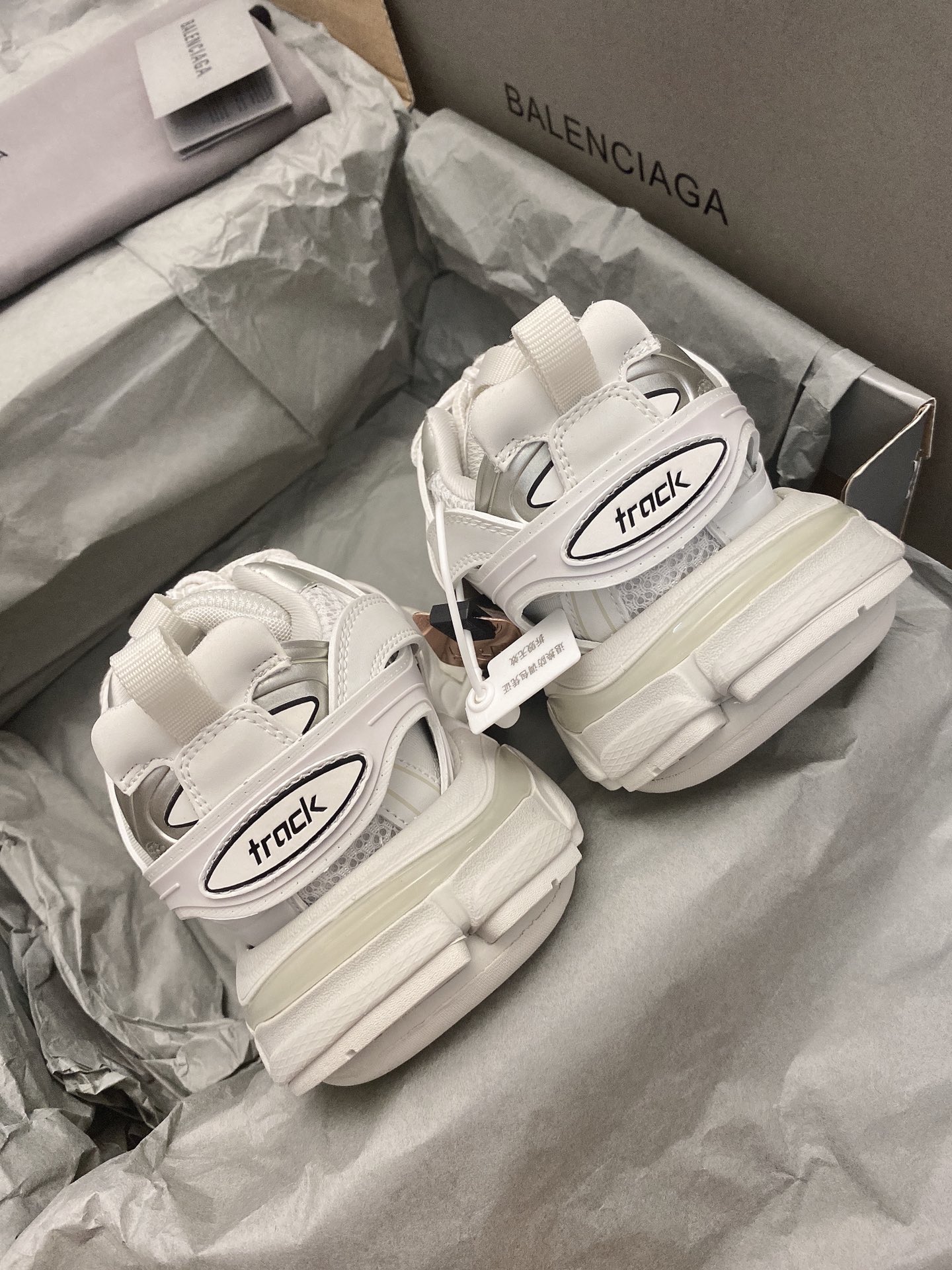 Ba1en*iaga Track Sneakers White