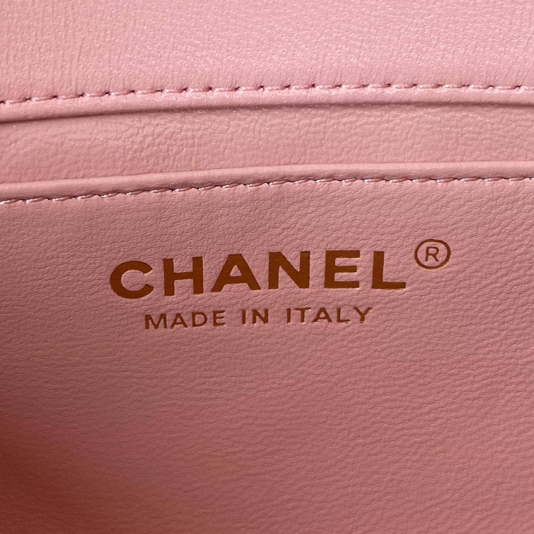 Ch**el Flap Bag Pink AS3456