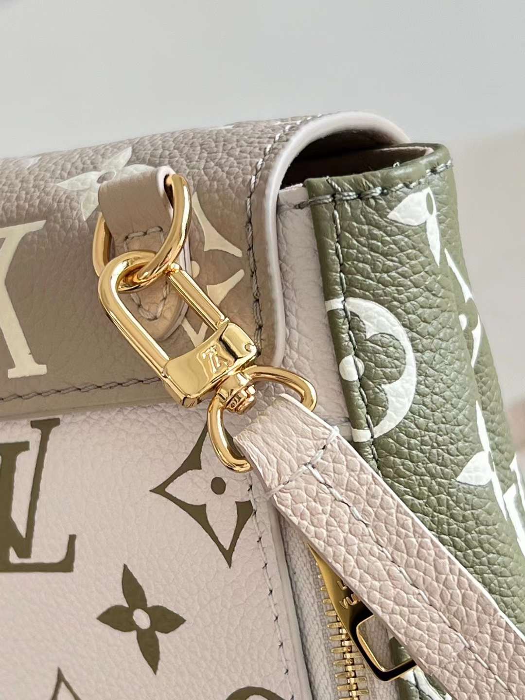 LV Tiny Backpack Bicolor Monogram Empreinte Leather M81351