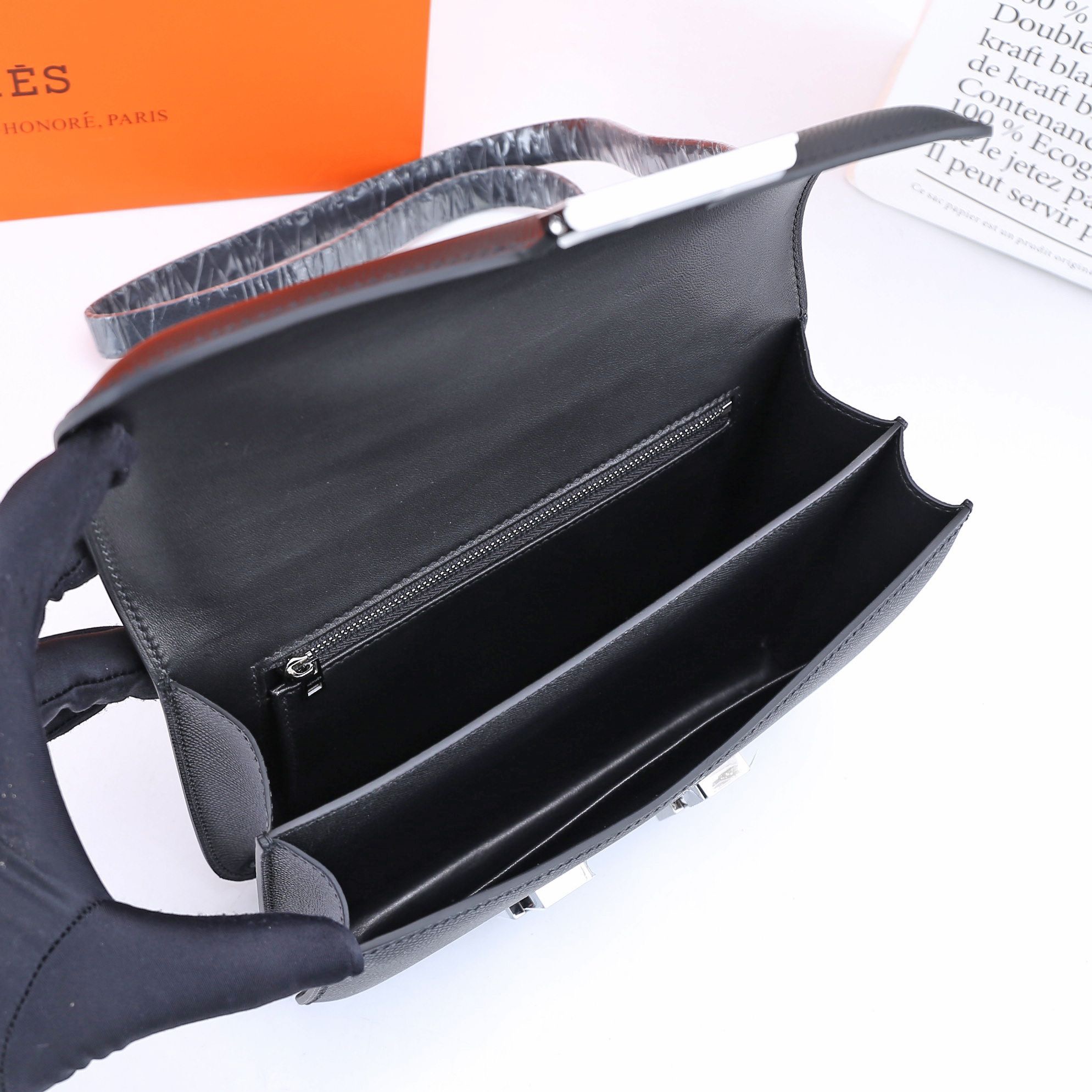 H**me5 Constance Bag Sliver Black 23CM