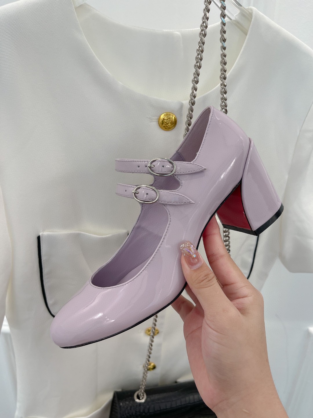 Chr1st1an Louboutin Heels Purple 