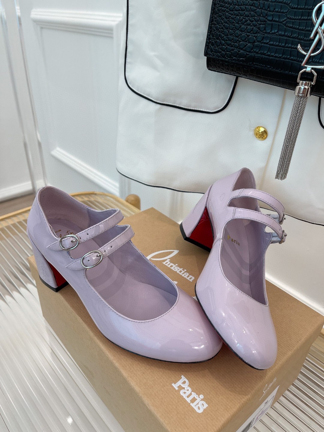 Chr1st1an Louboutin Heels Purple 