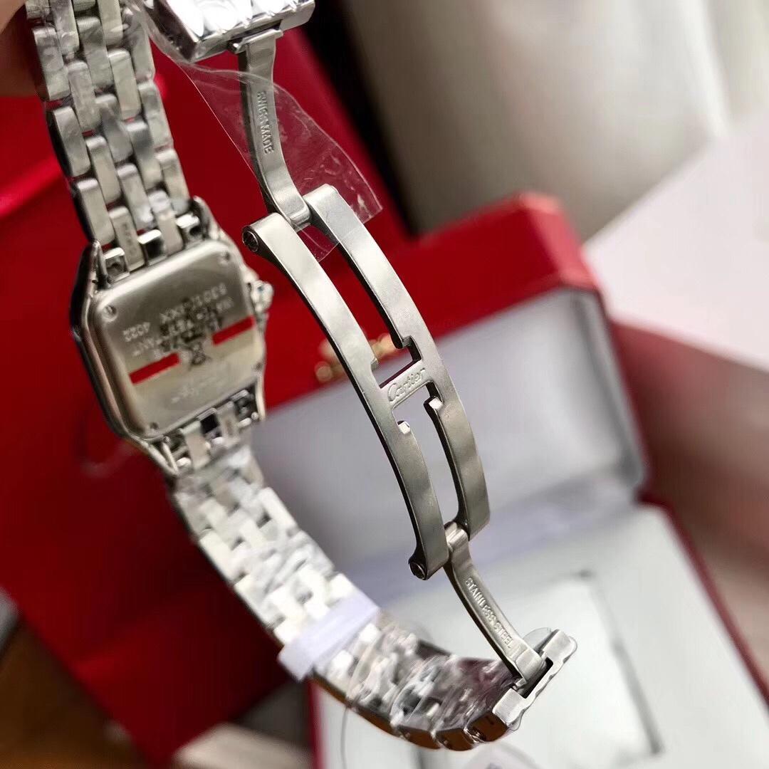 Ca*t1er Watch Silver 