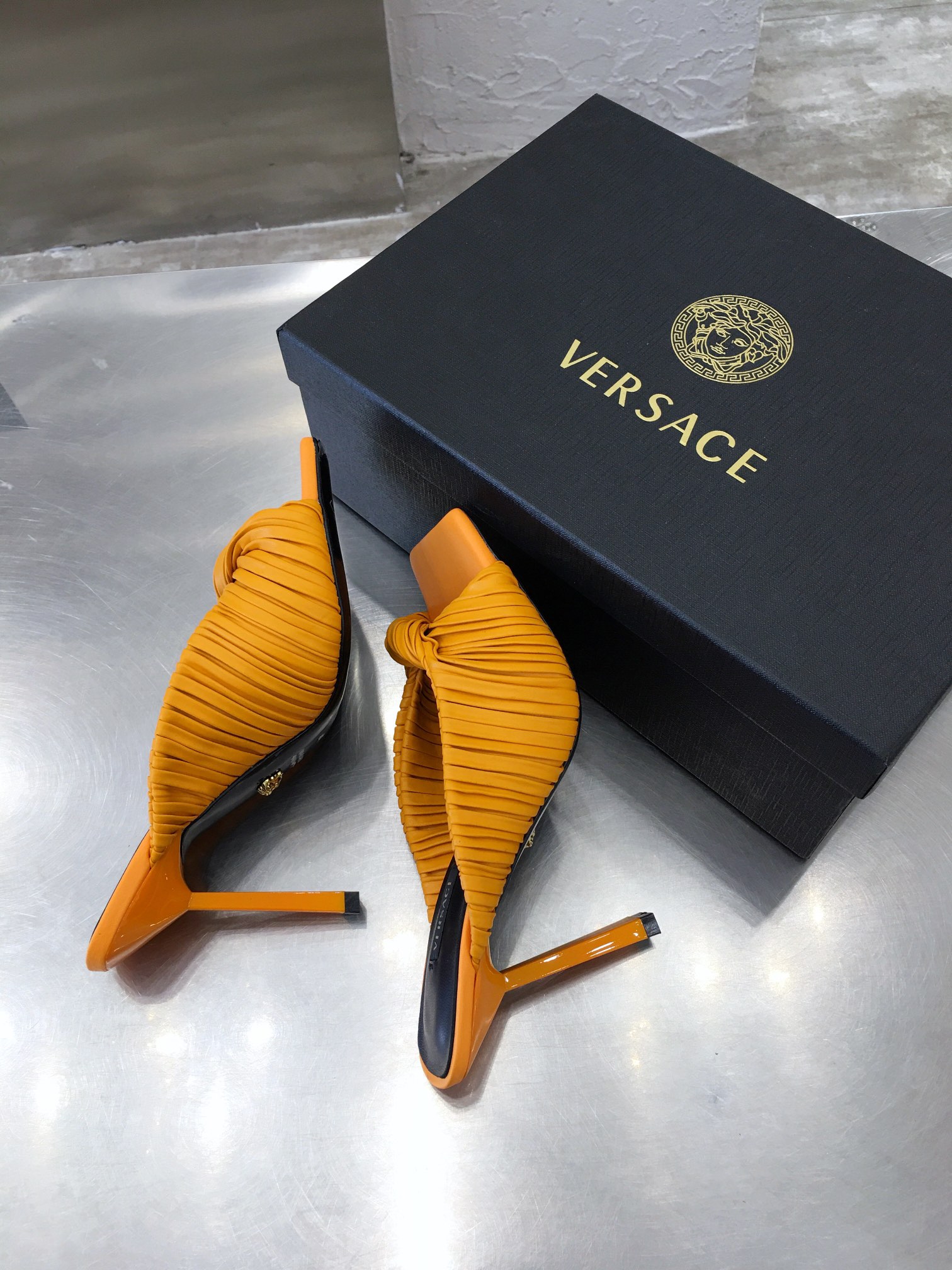 Versace Heels Orange