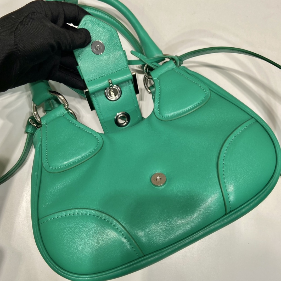 Pra*a Moon Hand Bag Green