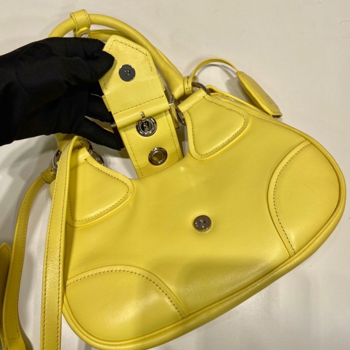 Pra*a Moon Hand Bag Yellow