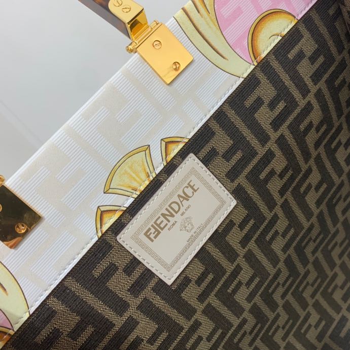 FENDACE F**di X VERSACE TOTE BAG 02