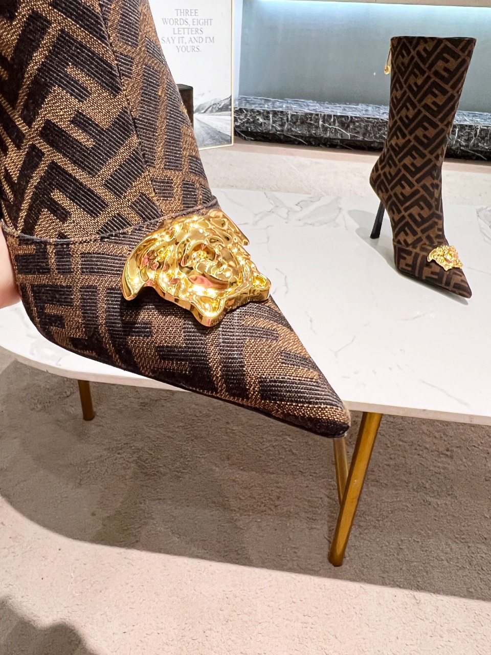 Fendace F**di X Versace Boots