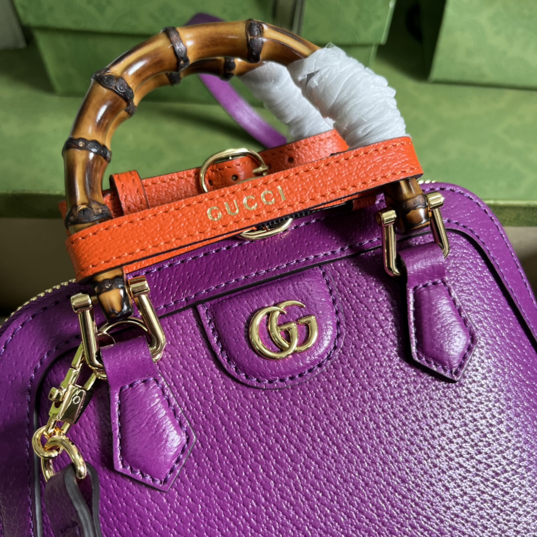 Gvc*1 Diana Bamboo Mini HandBag Purple