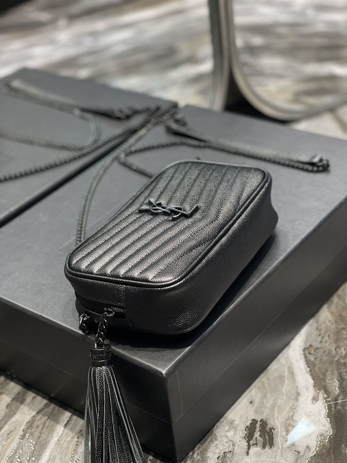Y51 Loulou Mini Camera Bag 18cm Black