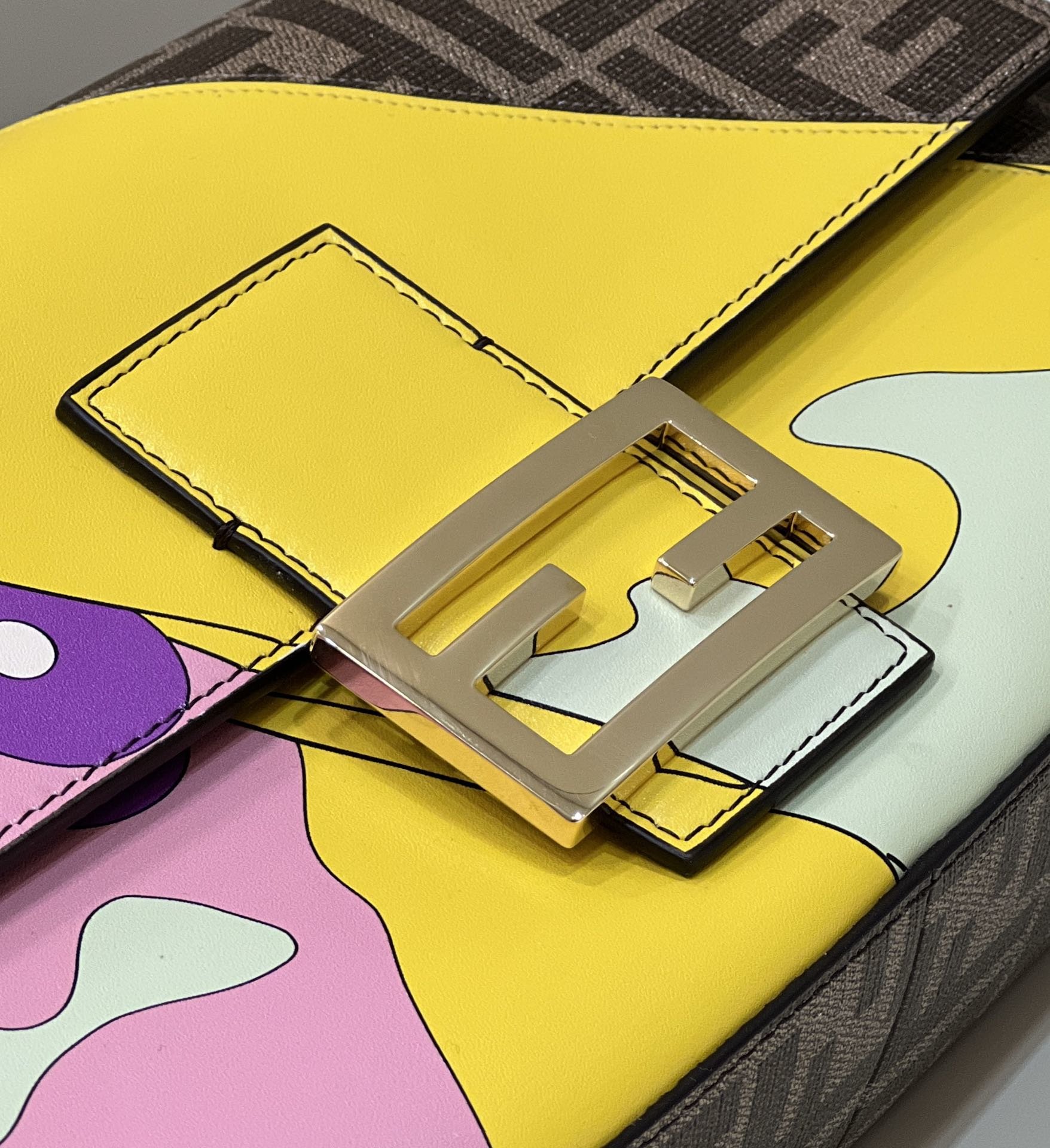 F**di Baguette Crossbody Bag 