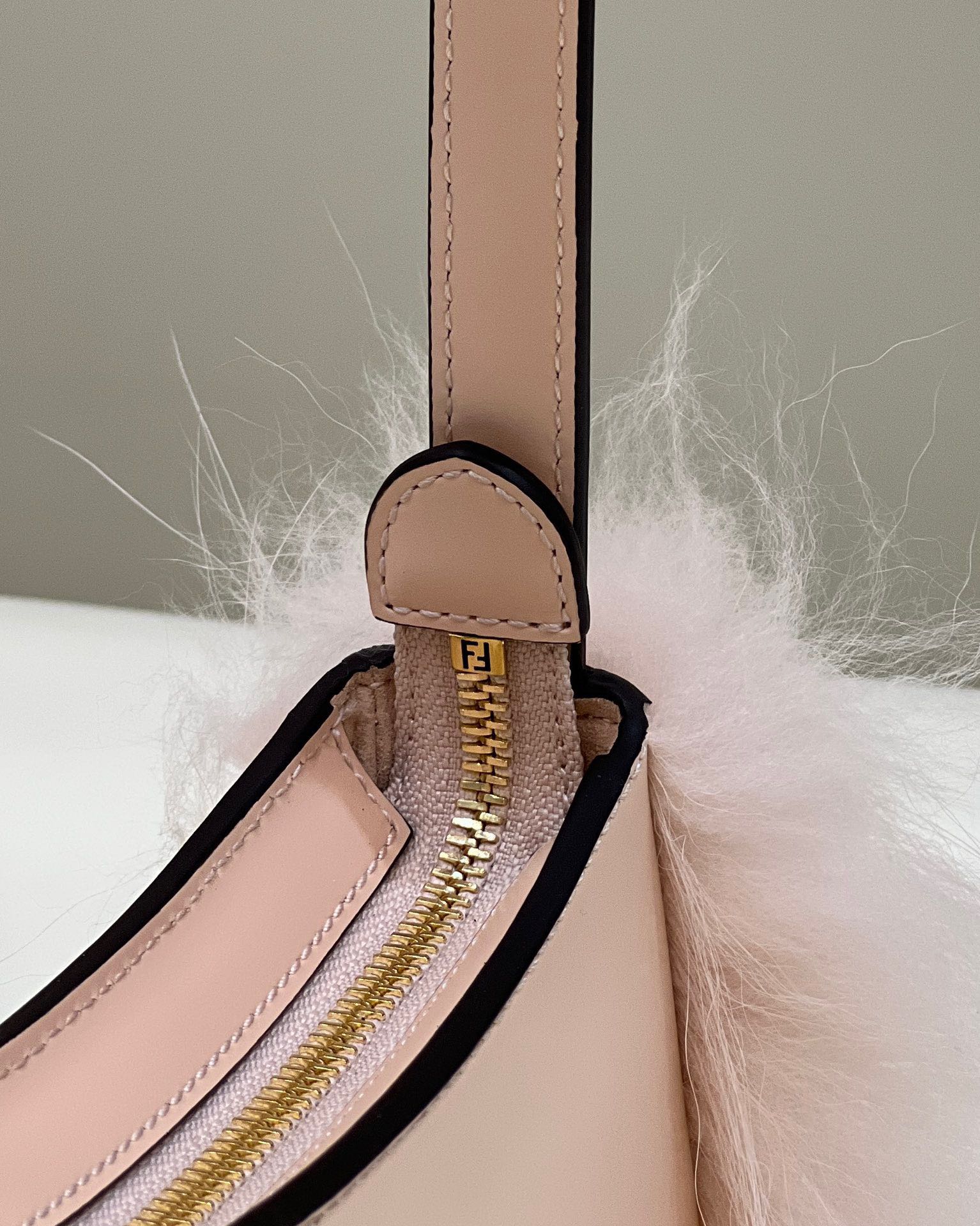 F**di O-Lock Clutch Bags Pink 