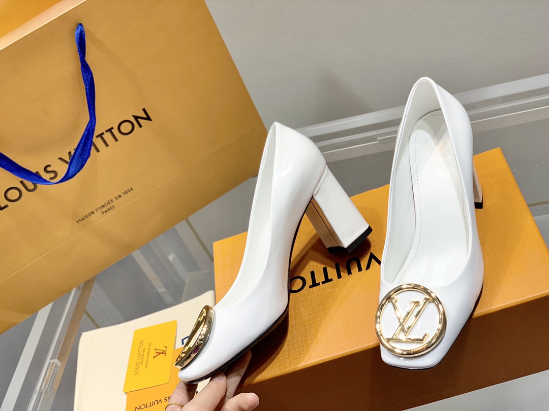 L0vis Vvtt0n Heels 7cm White