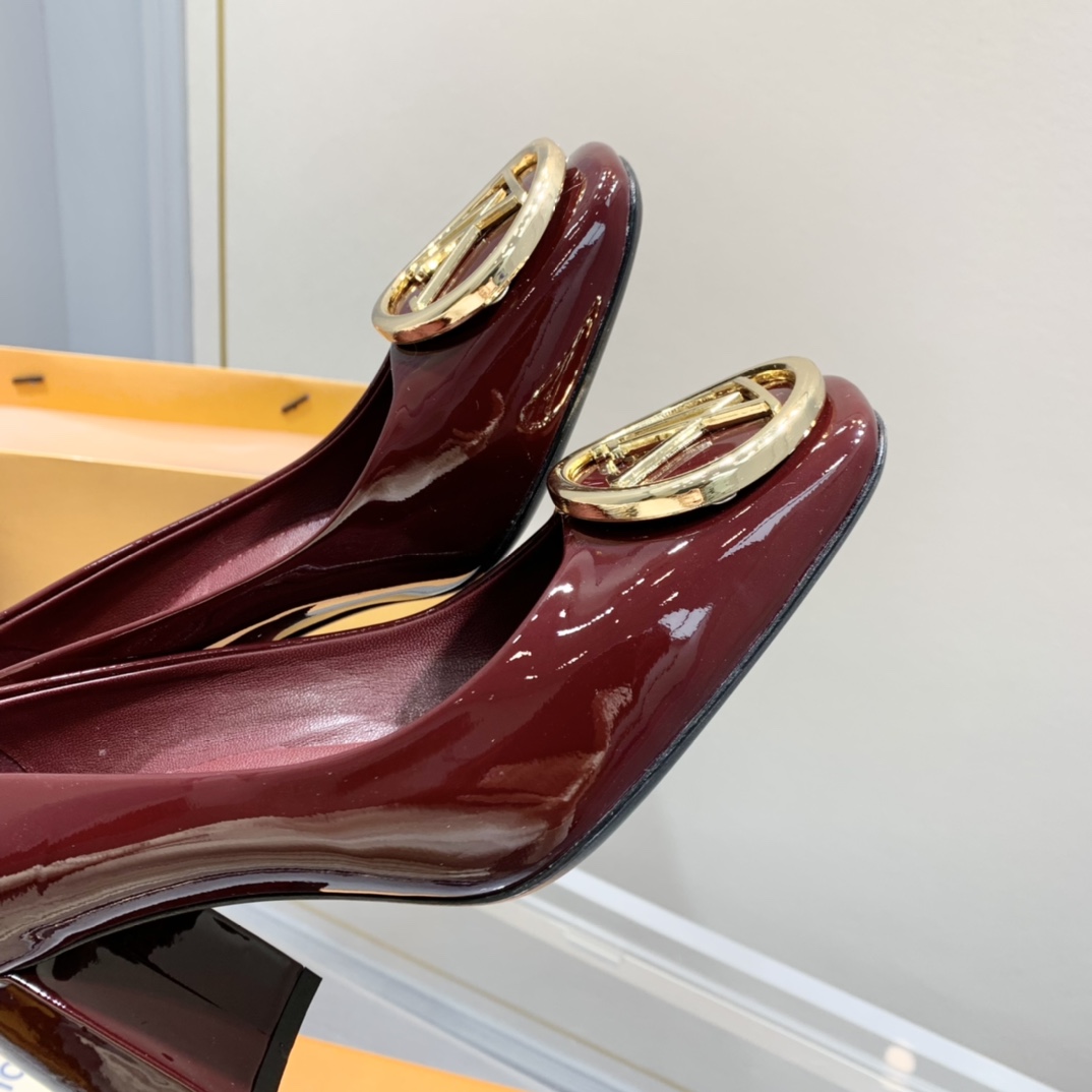 L0vis Vvtt0n Heels 7cm Claret