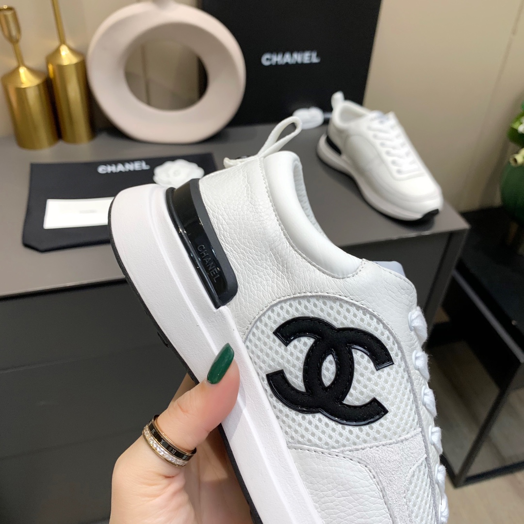 Ch**el White Sneakers