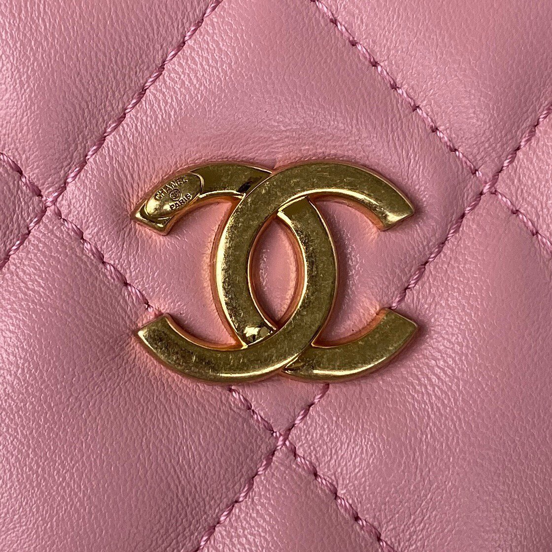 Ch**el Small Coco Hobo Axillary Bag Pink