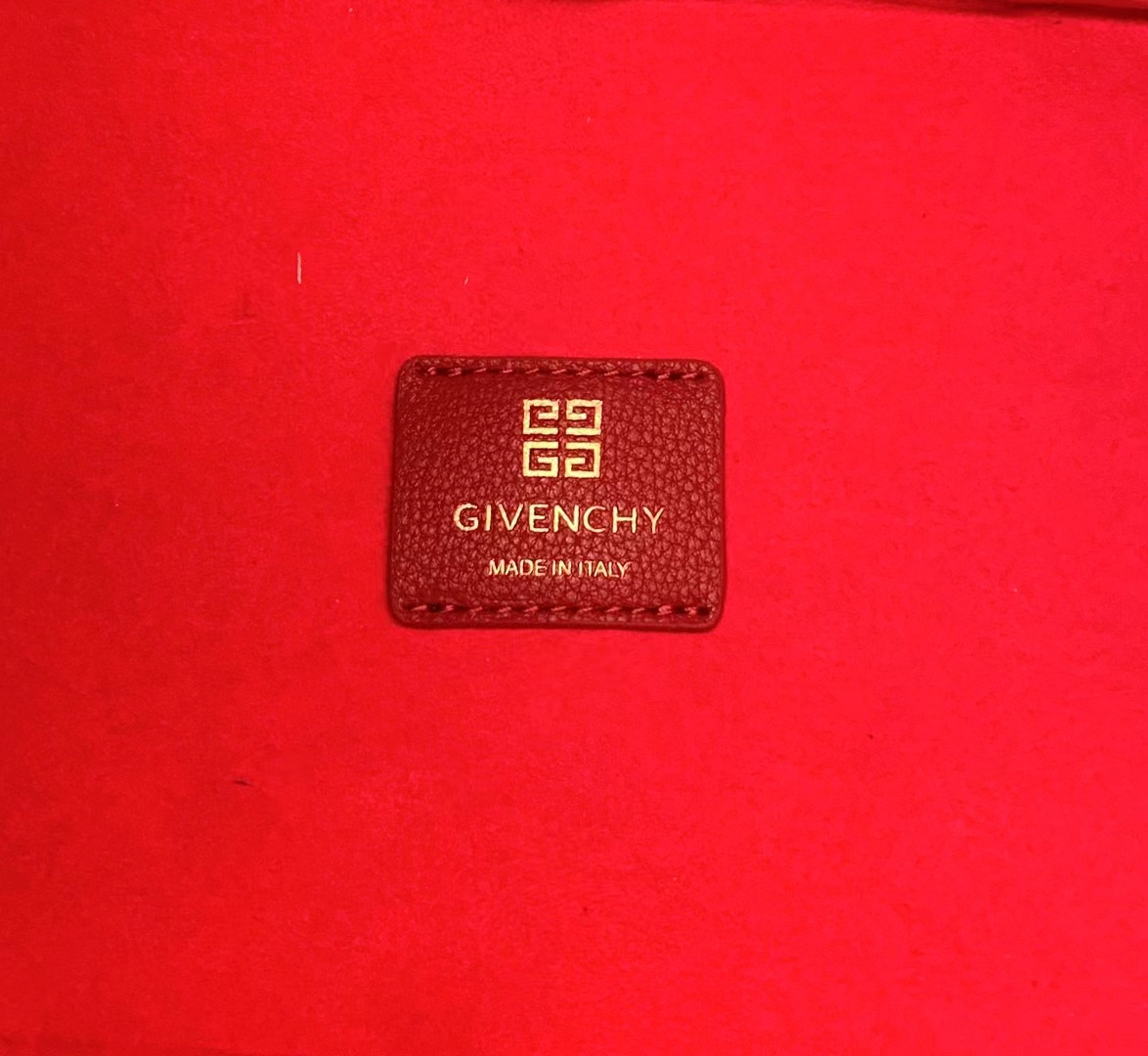 Givenchy G-Hobo Shoulder Bag Red 31cm