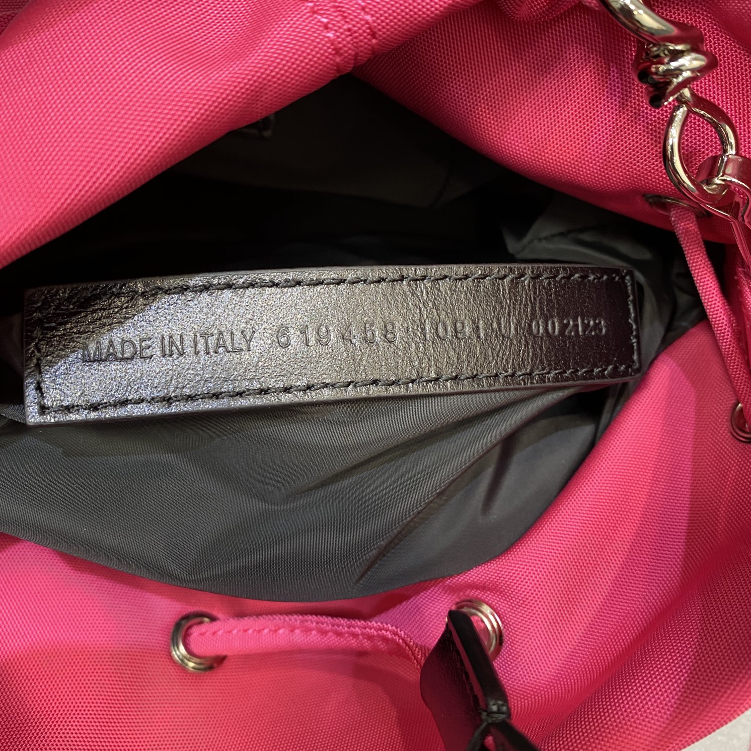 Ba1en*iaga Bucket Bag Pink