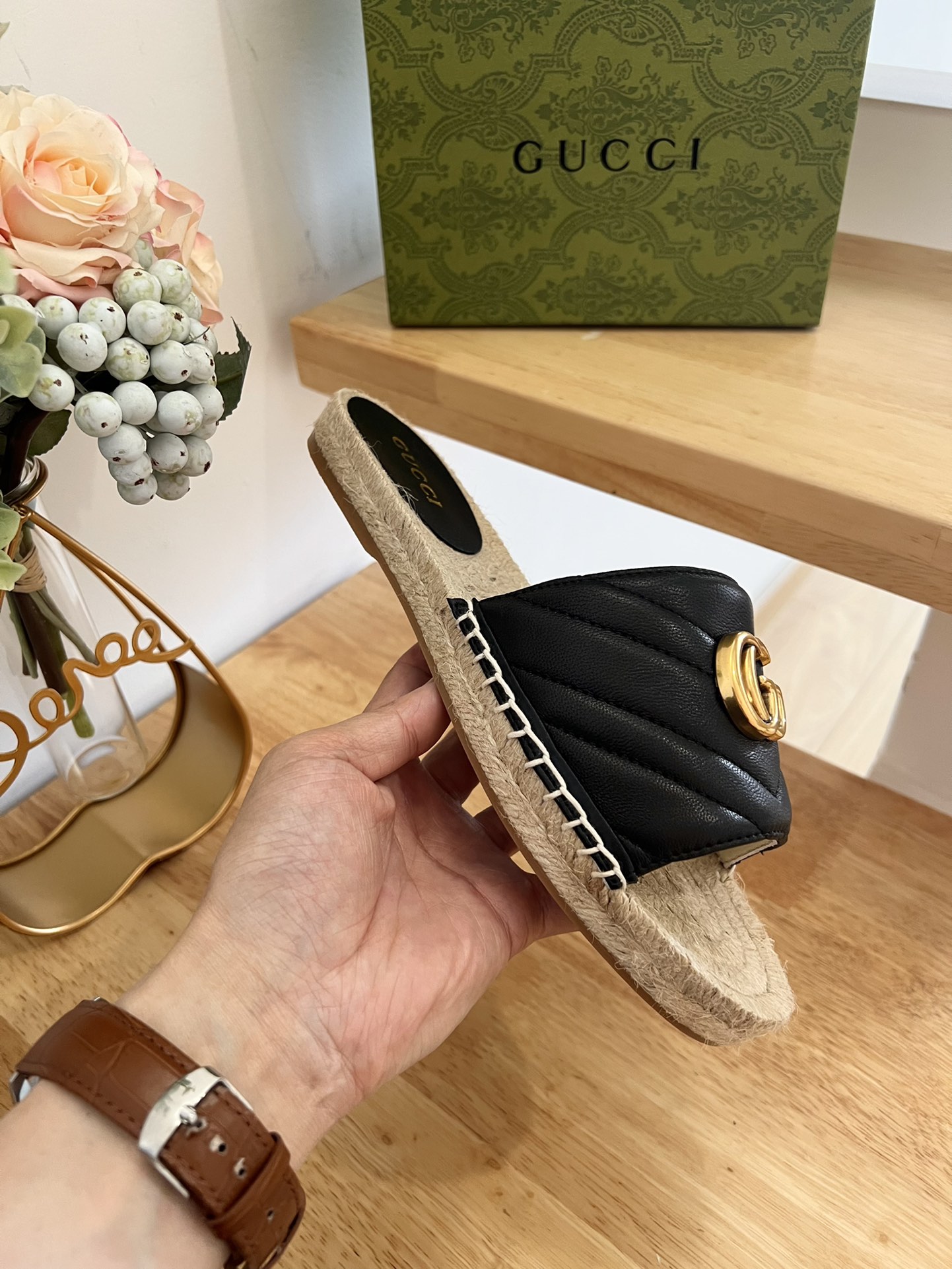 Gvc*1 Espadrille Slippers Black