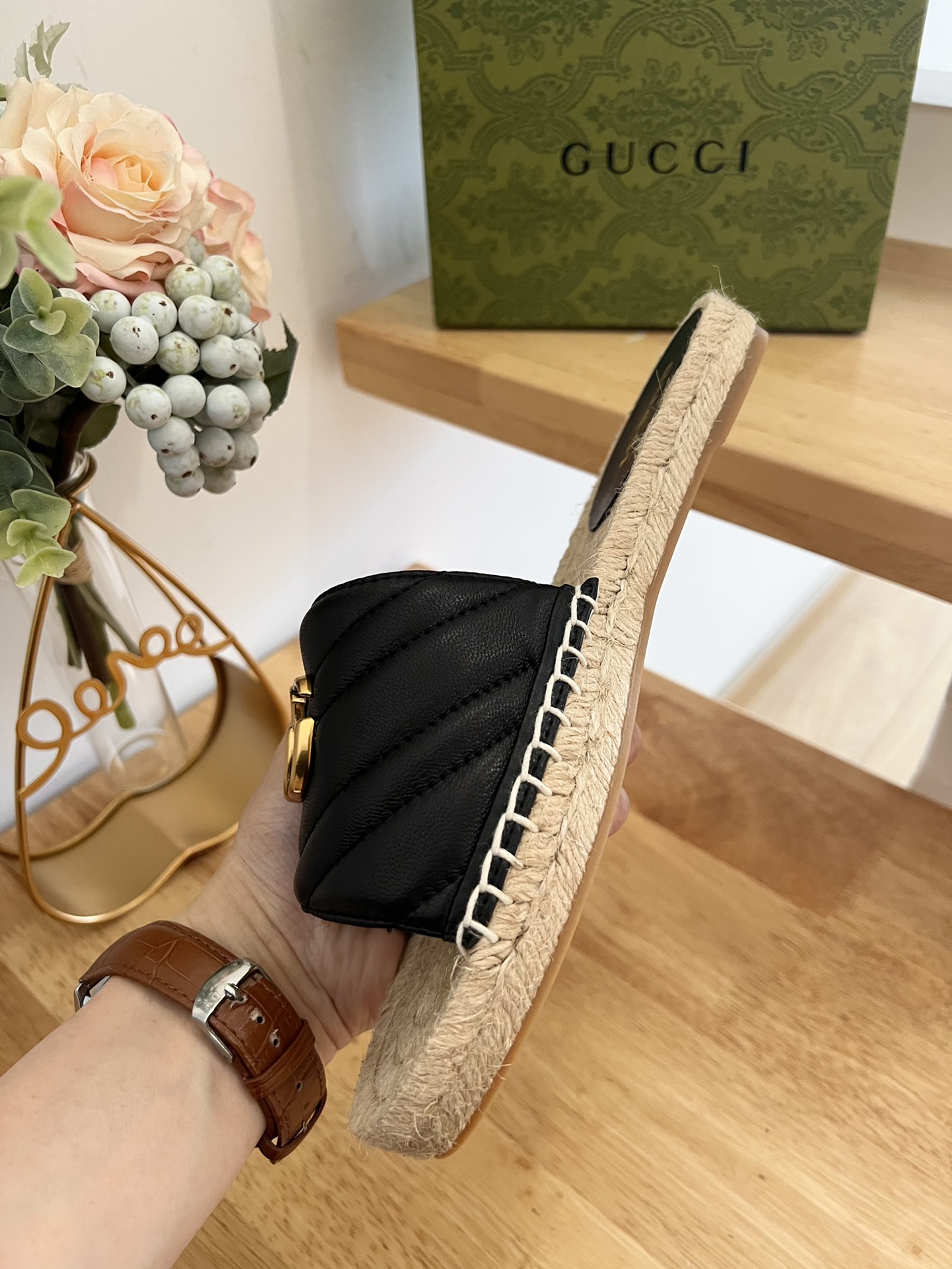 Gvc*1 Espadrille Slippers Black