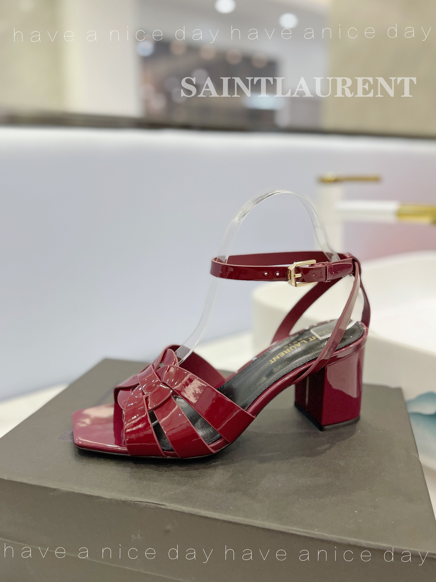 Y51 Heels Claret