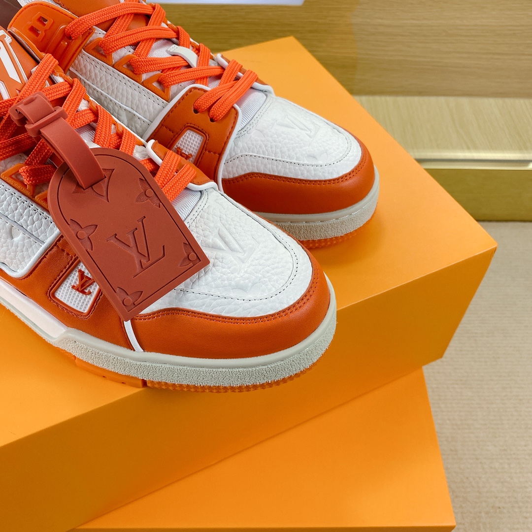 L0vis Vvtt0n Trainer Sneakers Orange