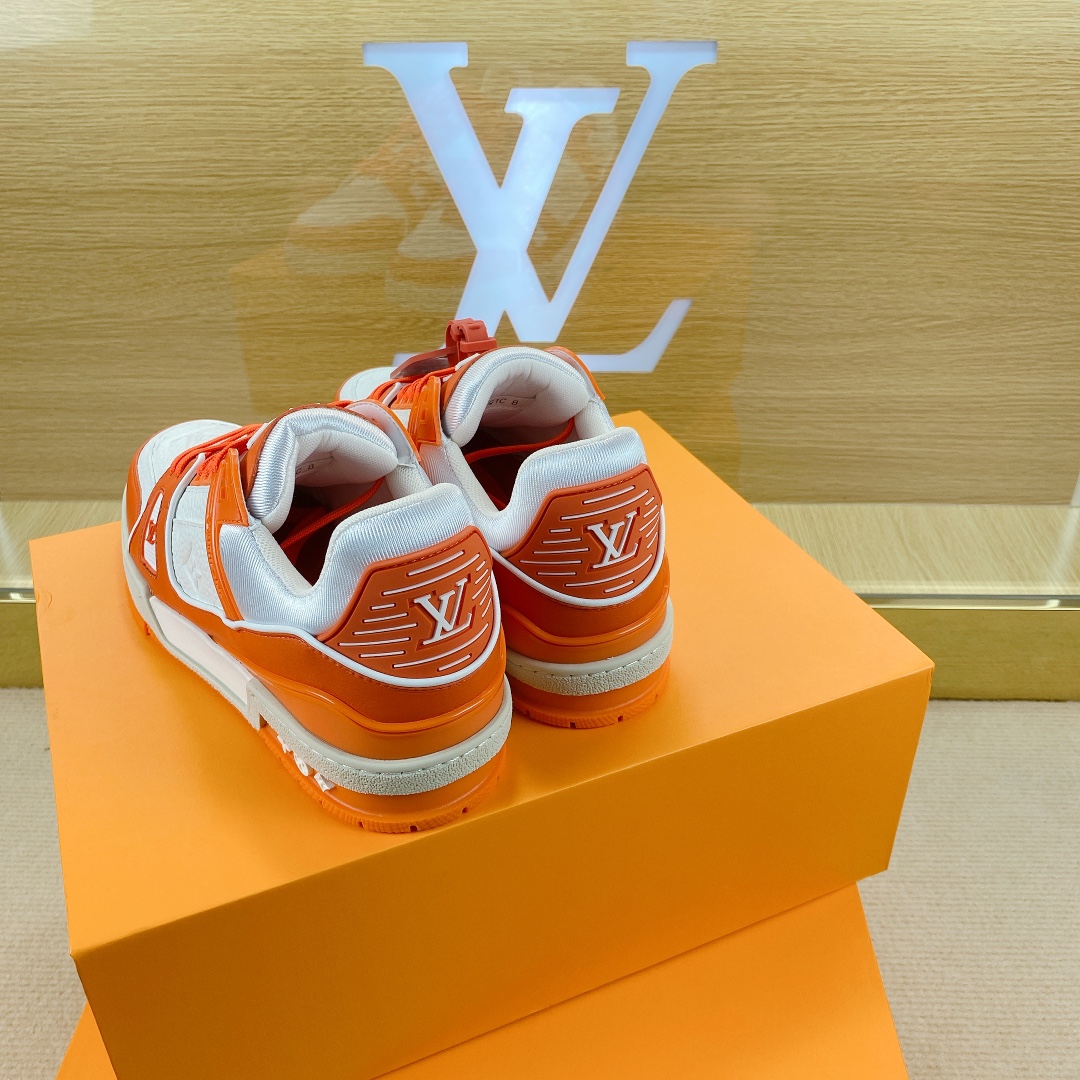 L0vis Vvtt0n Trainer Sneakers Orange