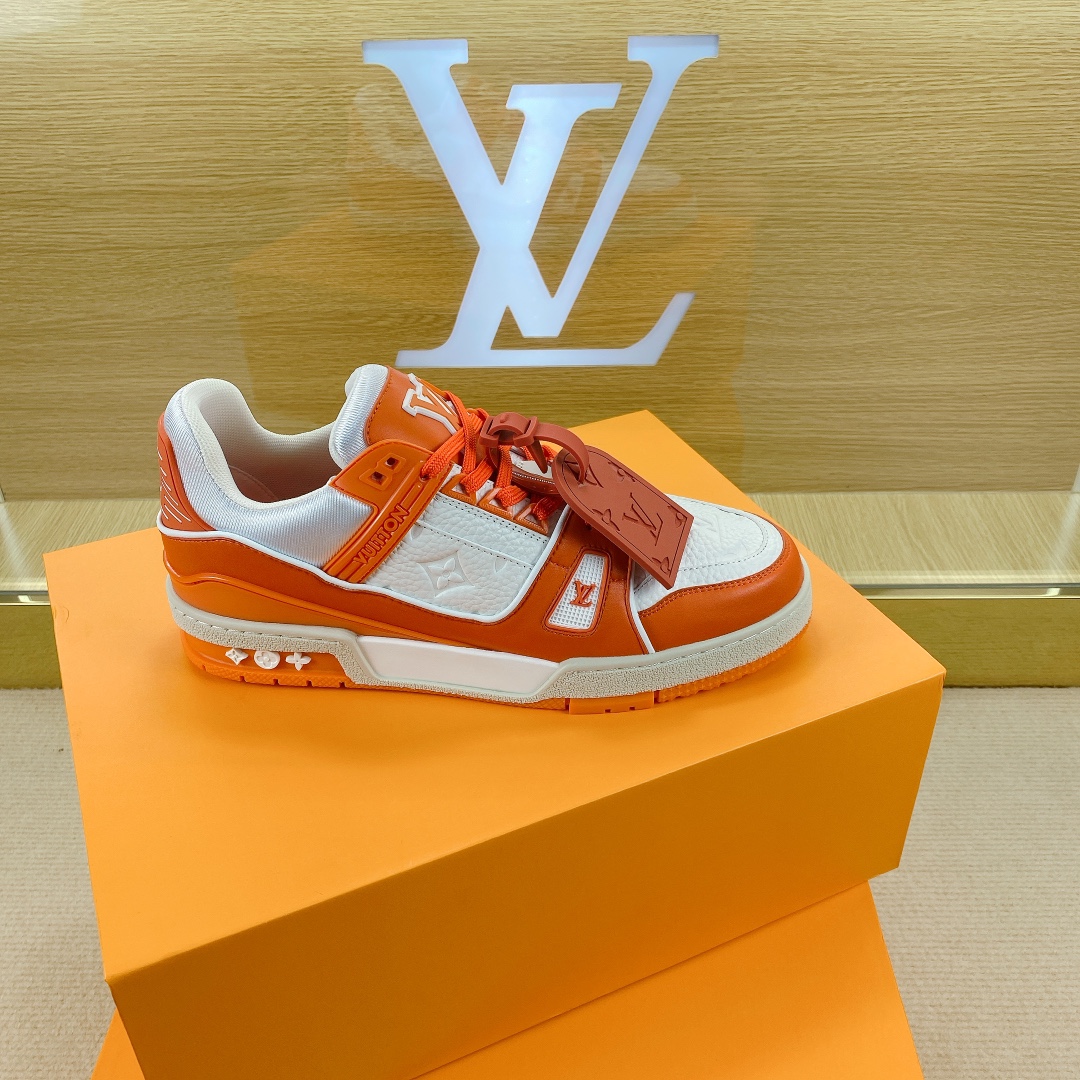 L0vis Vvtt0n Trainer Sneakers Orange