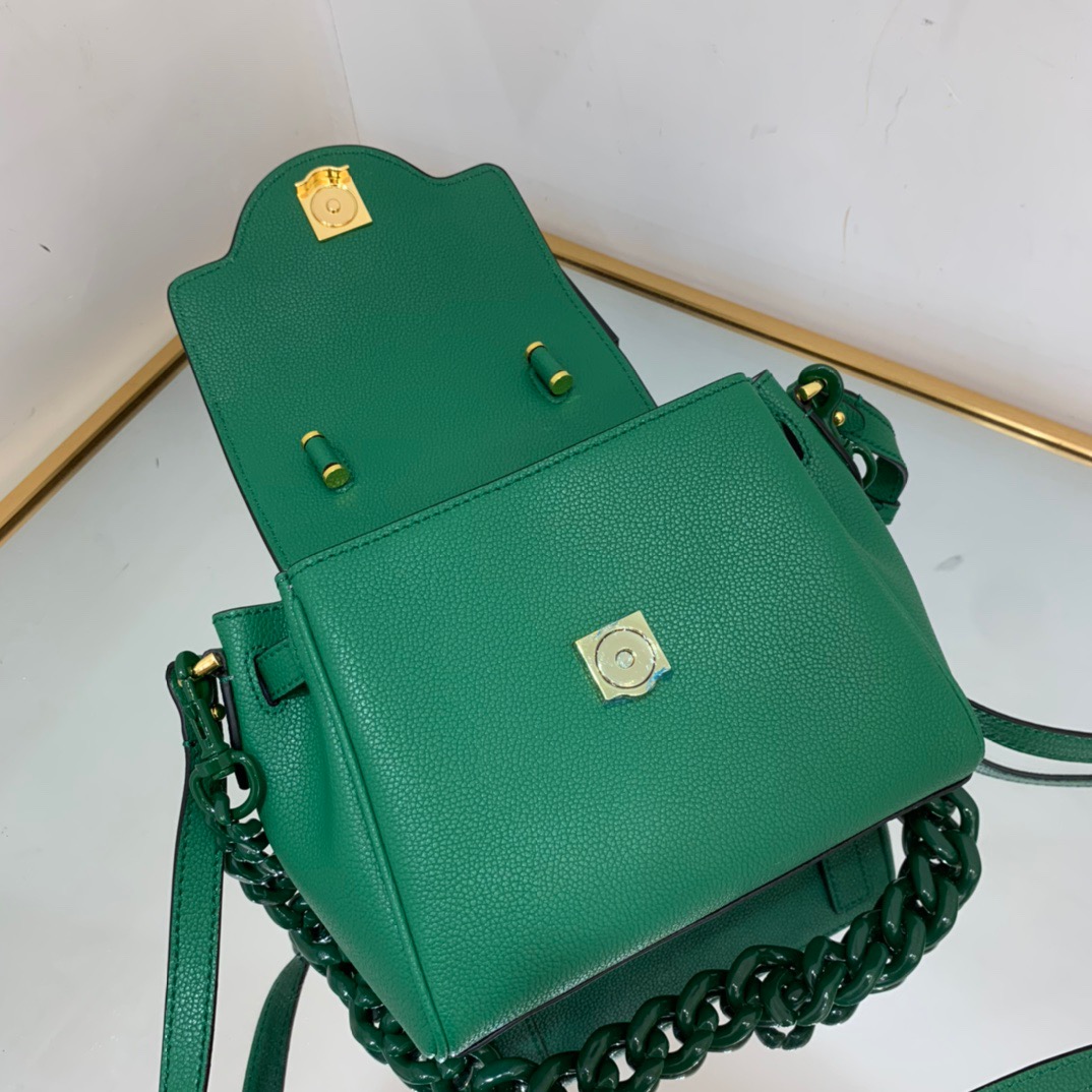 Versace Handbag Green 20cm