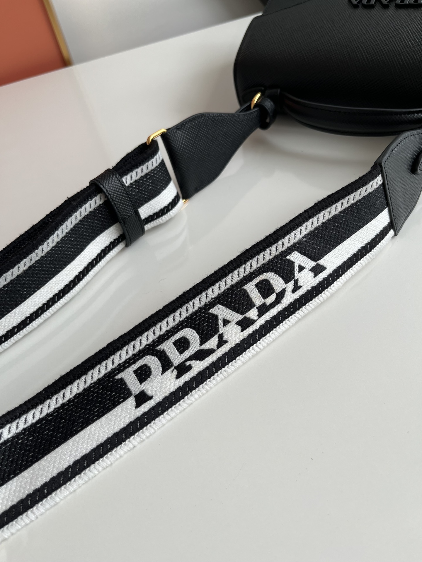 Pra*a Lettering Logo Tote Bag