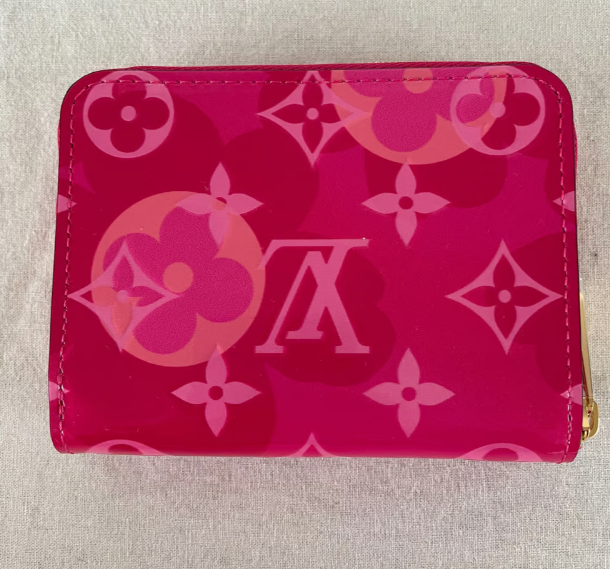 Bagsaaa L0vis Vvtt0n Zippy Coin Purse Monogram Verni Fuchsia M90589 