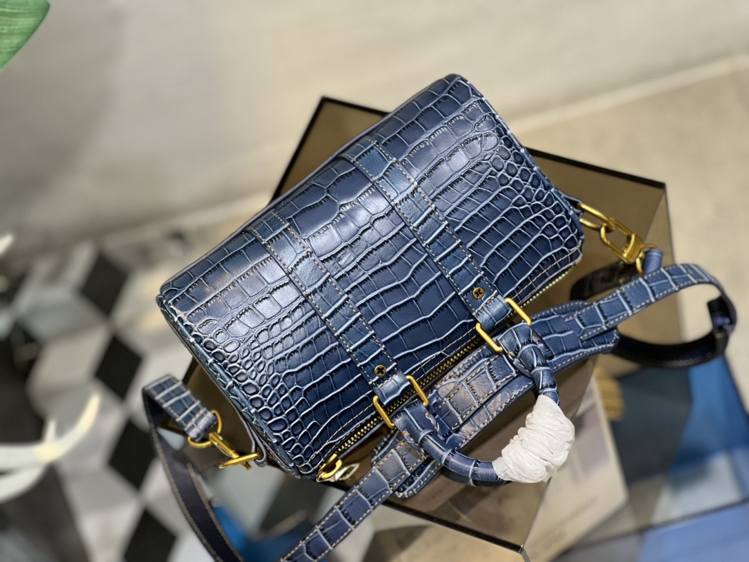 Bagsaaa L0vis Vvtt0n Keepall XS Crocodilian leather - 21 x 12 x 9 cm