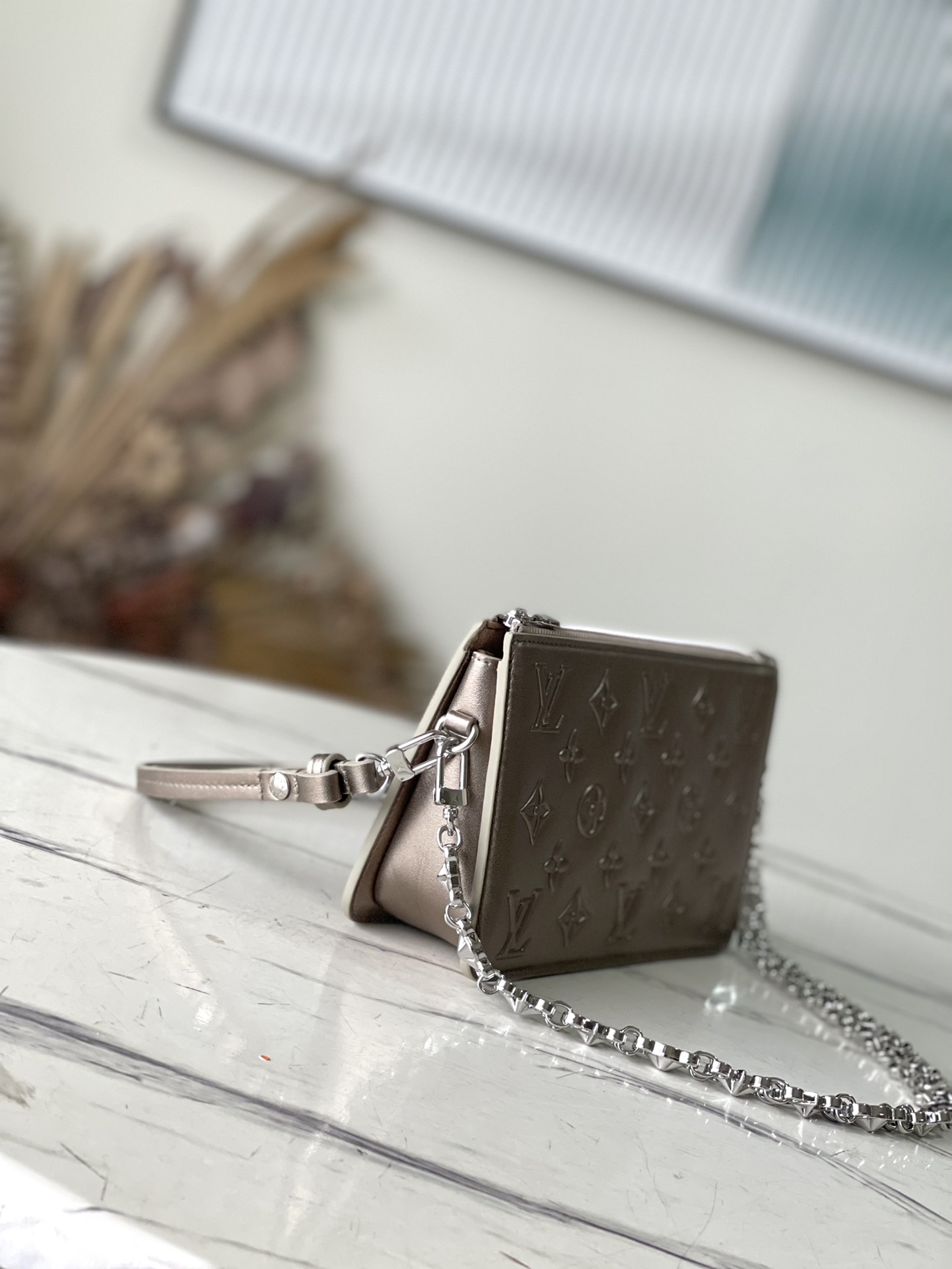 Bagsaaa L0vis Vvtt0n Lexington Pouch Silver - 21.5 x 13 x 5.5 cm