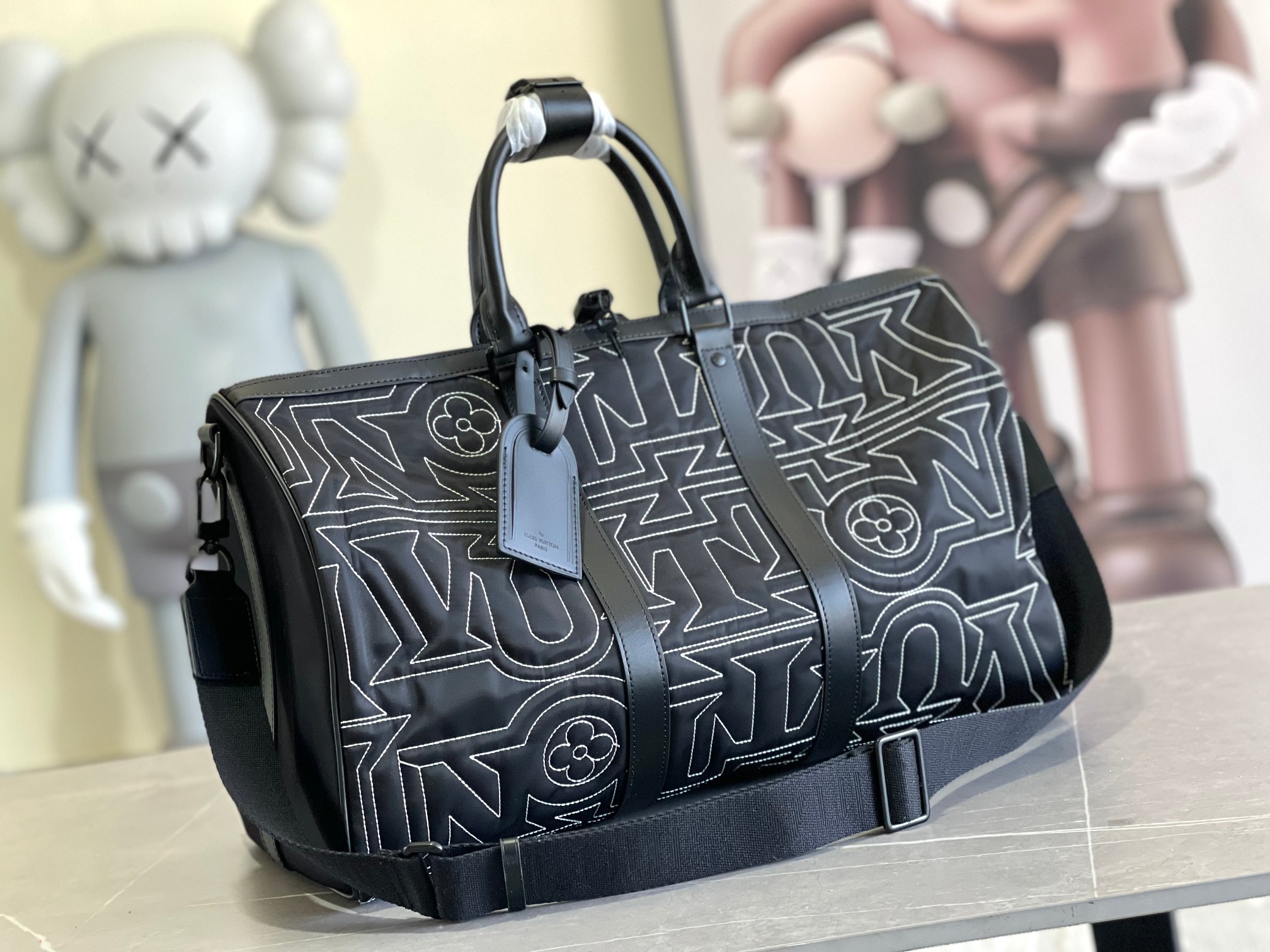 Bagsaaa L0vis Vvtt0n Keepall Bag 50B nylon material - M21428 - 50 x 29 x 23 cm