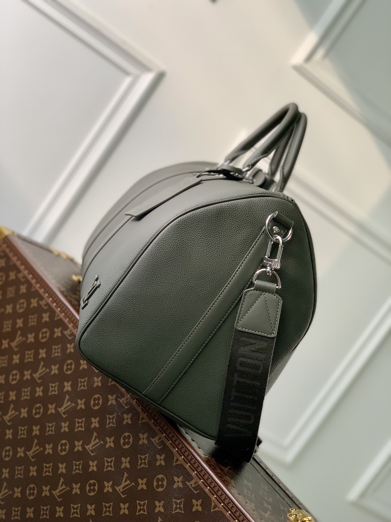 Bagsaaa L0vis Vvtt0n Keepall Bandoulière 50 Aerogram Dark Green - 50 x 29 x 23 cm