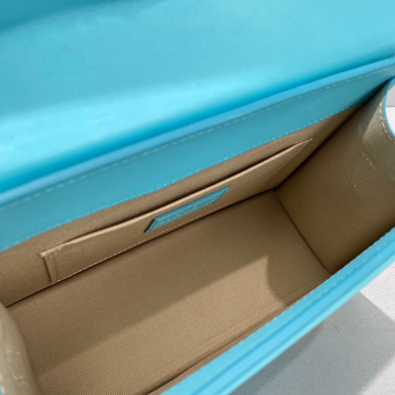 Bagsaaa Jacquemus Le Grand Chiquito Blue Leather - 22x18cm