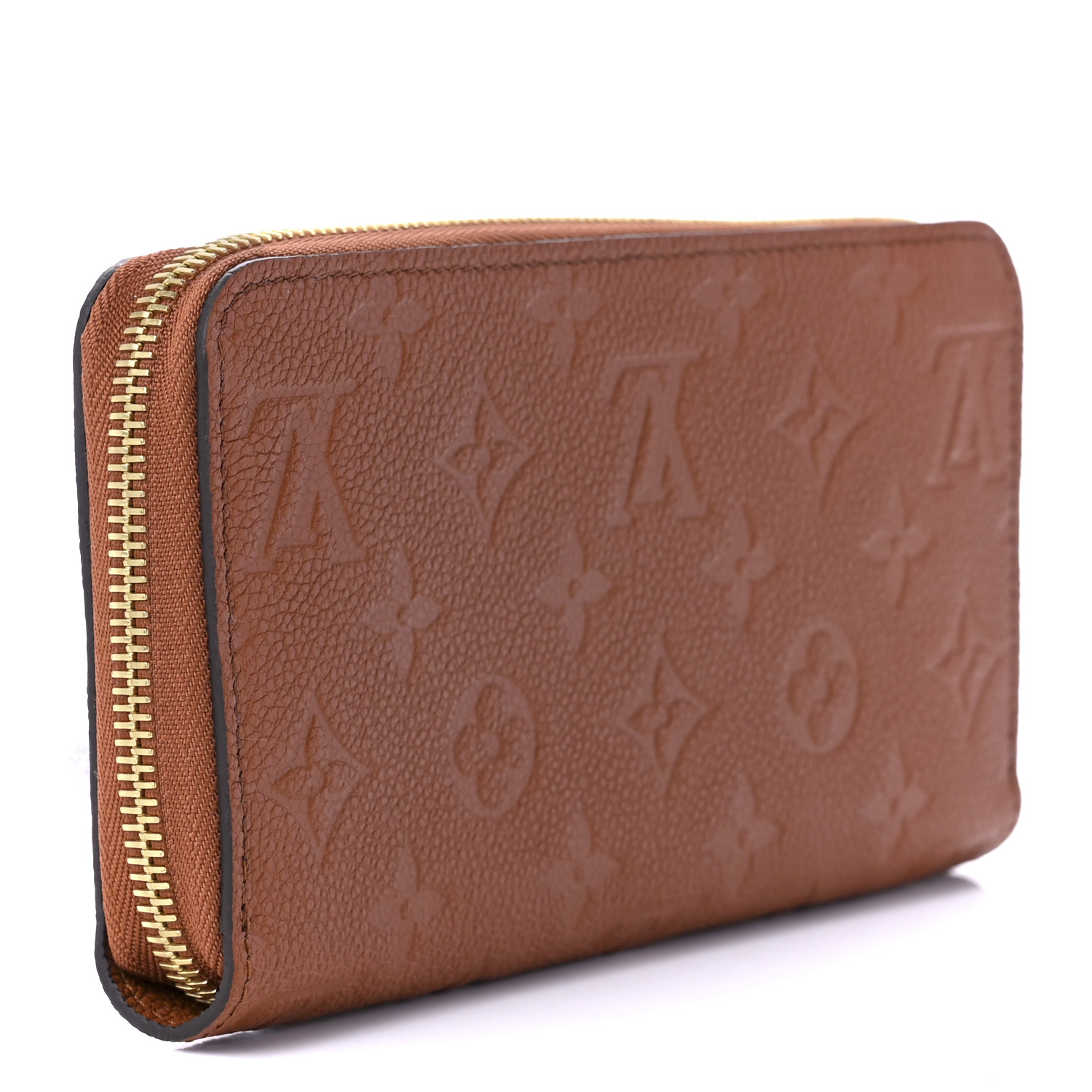 Bagsaaa L0vis Vvtt0n Zippy Wallet Cognac - 19.5 x 10.5 x 2.5 cm