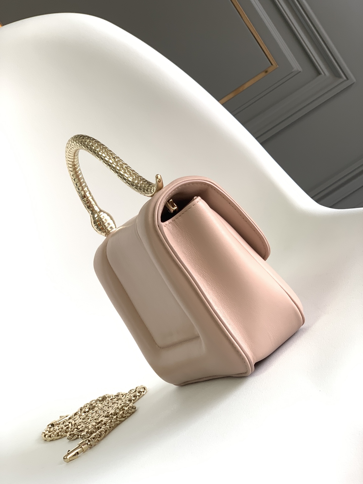 Bagsaaa Bv1g*ai x Mary Katrantzou Serpenti Pink - 19.2 X 15 X 6cm