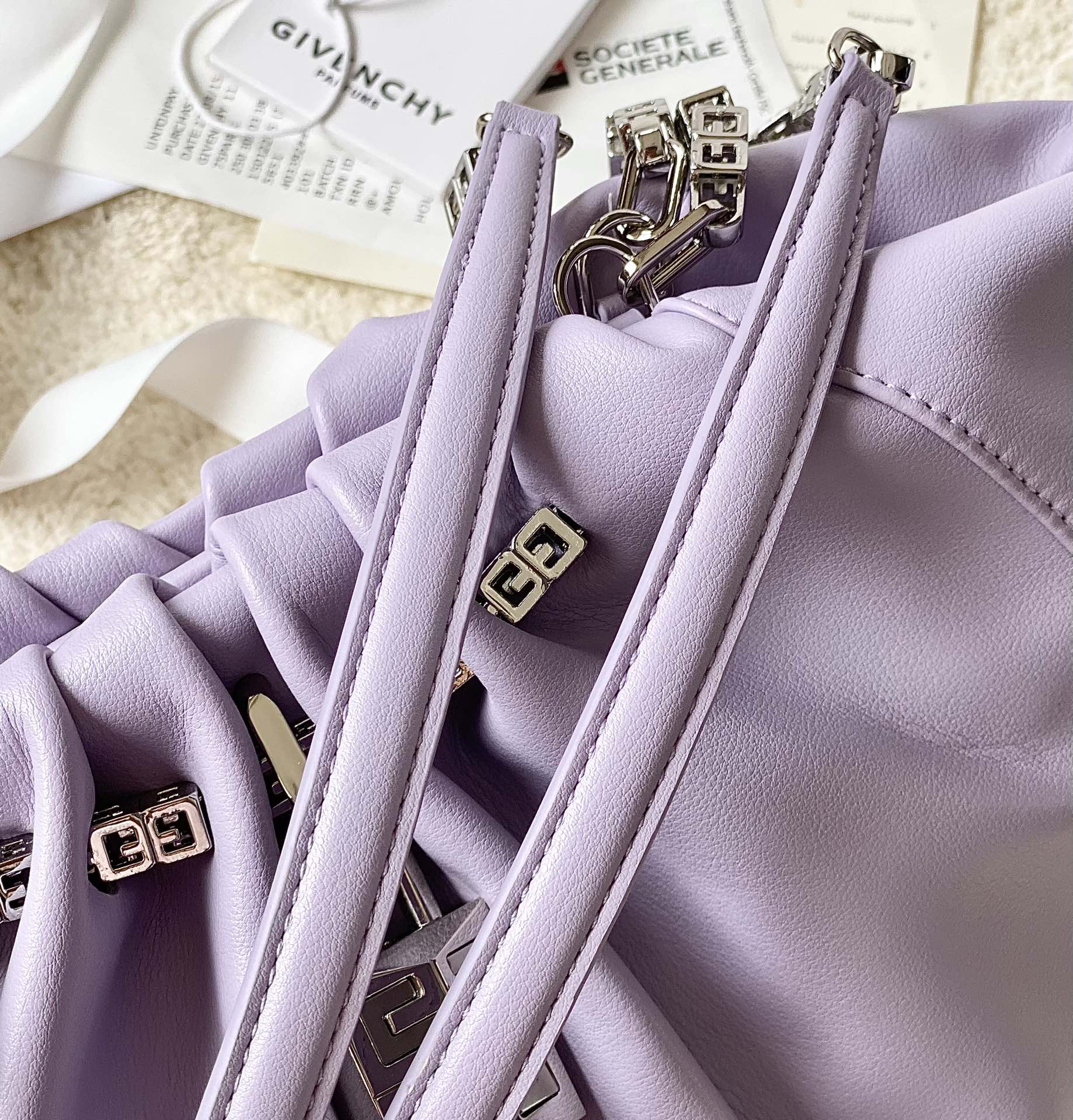 Bagsaaa Givenchy Kenny Purple Bag - 32x22x17cm